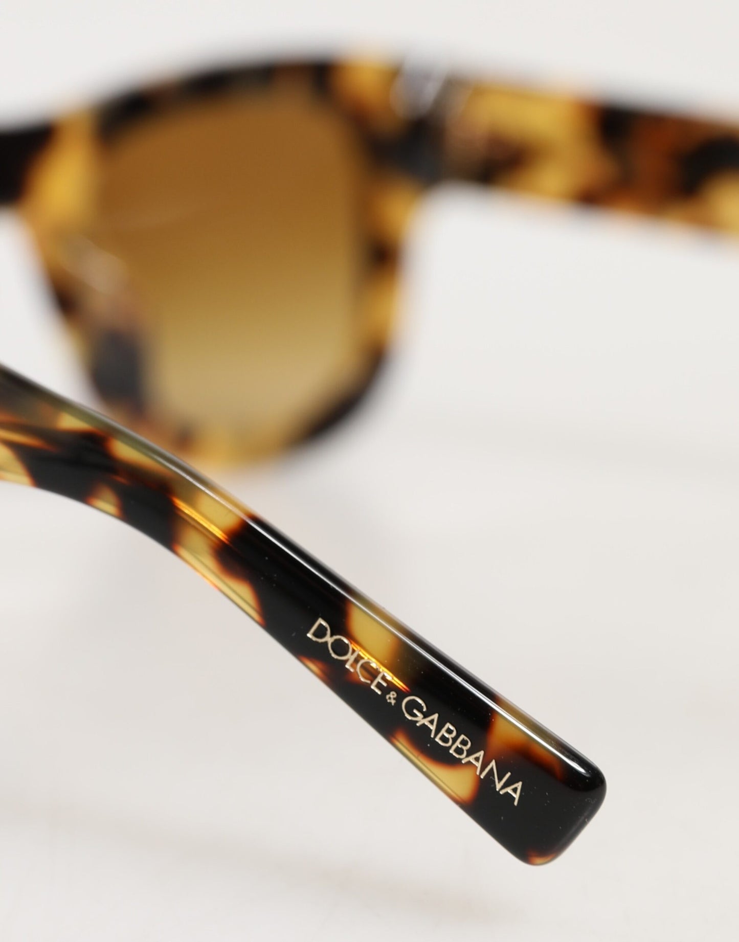 DG4379F White Tortoiseshell Gradient Acetate Shades Sunglasses