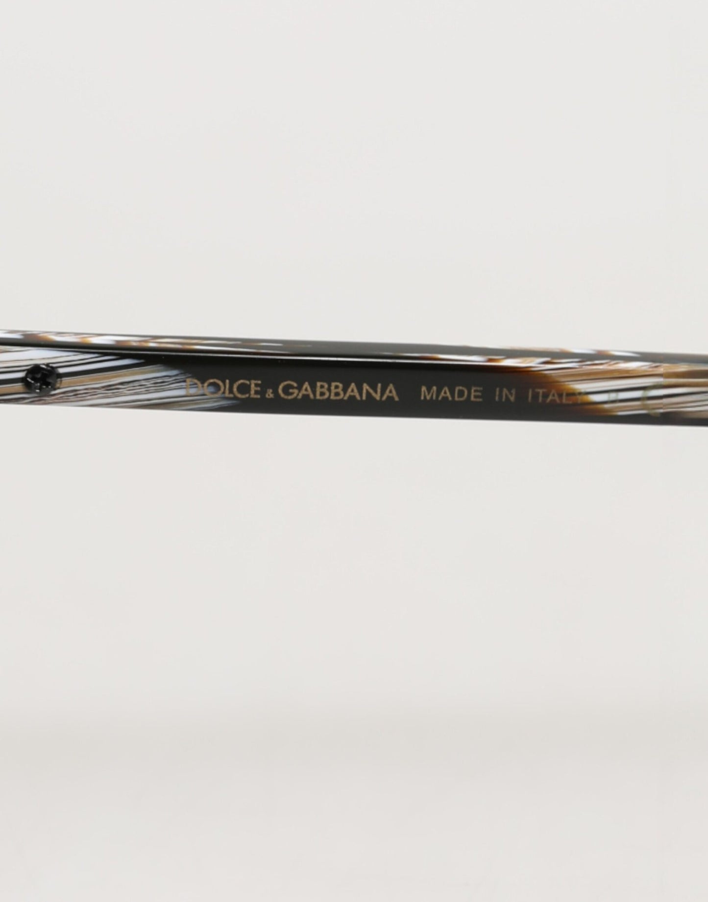 Modified Aviator Striped Brown Acetate Gradient Sunglasses